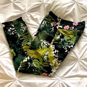 Dress pants floral print